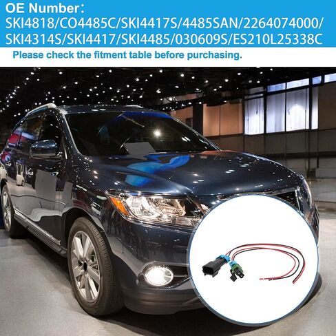 2 دبوس رقم SKI4818/CO4485C A/C صمام تحكم للضاغط التوصيل لشحن الخطوط لكولومبيا 00-20 A/C صمام تحكم للضاغط موصل سلك تسخير in Kuwait