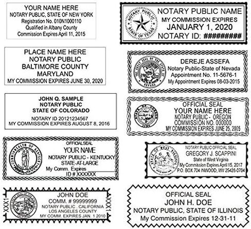 ExcelMark Notary Stamp for All 50 States - Official State Seal - All 50 States in Kuwait