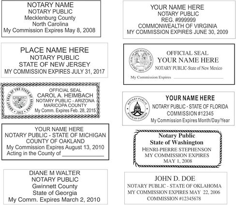 ExcelMark Notary Stamp for All 50 States - Official State Seal - All 50 States in Kuwait