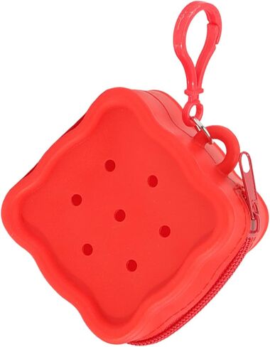 Lightweight Silicone Storage Pouches with Zipper Seal Creative Hole Design Soft Silicone Bag for Small Items Organizing in Saudi Arabia