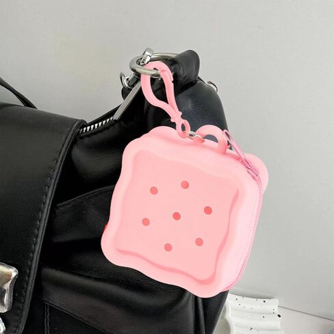 Lightweight Silicone Storage Pouches with Zipper Seal Creative Hole Design Soft Silicone Bag for Small Items Organizing in Saudi Arabia