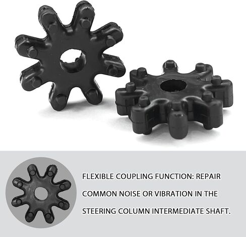 2PCS Flexible Steering Coupler, 56330-4Z000 563152K000FFF Steering Coupling Steering Column Motor Replacement for Hyundai Kia Sonata Elantra Santa Fe Azera Veloster Soul Optima Forte Cadenza in Saudi Arabia
