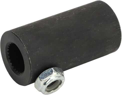 Black Steering Joints 9/16" - 26 Spline To 3/4" Dd U Joint Shaft, 9/16 26 Spline To 3/4 Round Coupling, High Strength Responsive Steering Shaft Coupling for Vega in Saudi Arabia