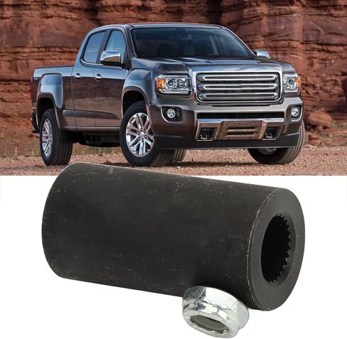 Black Steering Joints 9/16" - 26 Spline To 3/4" Dd U Joint Shaft, 9/16 26 Spline To 3/4 Round Coupling, High Strength Responsive Steering Shaft Coupling for Vega in Saudi Arabia