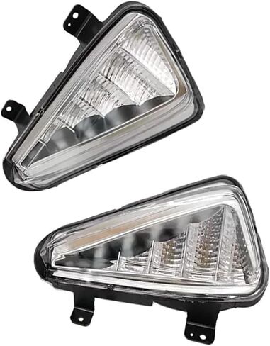 Daytime Running Light Lamp with Dynamic Sequential Turn Signal, Dual Color LED Front Bumper DRL Fog Driving Light, 2020-2021 Compatible with Toyota Innova in Saudi Arabia
