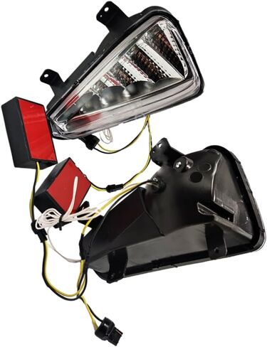 Daytime Running Light Lamp with Dynamic Sequential Turn Signal, Dual Color LED Front Bumper DRL Fog Driving Light, 2020-2021 Compatible with Toyota Innova in Saudi Arabia