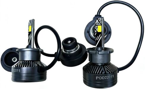 مصابيح D2S، إضاءة الطرق الوعرة لوحدات الإضاءة النهارية، حزمة من 2 in Kuwait