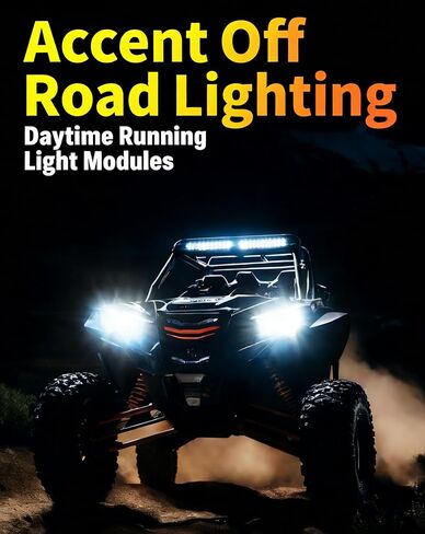 مصابيح D2S، إضاءة الطرق الوعرة لوحدات الإضاءة النهارية، حزمة من 2 in Kuwait