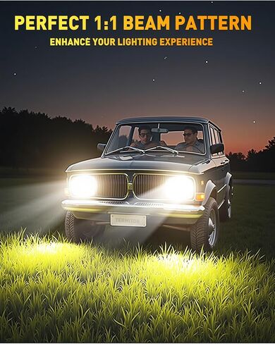 مصابيح D2S، إضاءة الطرق الوعرة لوحدات الإضاءة النهارية، حزمة من 2 in Kuwait