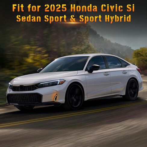 LED Fog Lights Daytime Running Lamps compatible with for 2025 Honda Civic Si Sedan Sport & Sport Hybrid,Sequential Fog Lights,DRL White,Amber Turn Signal Lights,Blue Low Beam Head Light,2PCS in Kuwait