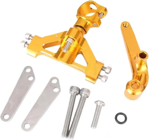 CNC Motorcycle Steering Damper Stabilizer Bracket Mounting Holder Set Compatible with ZX14R ZZR1400 ZX-14R ZZR 1400 2006-2016(Green) in Saudi Arabia