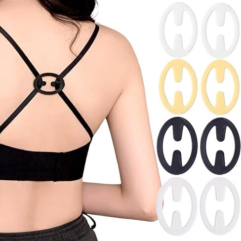 8 PCS Bra Converter Clip,Bra Converter To Racerback Strap Holders, For Hide Straps,Keep Bra Straps From Slipping in Saudi Arabia