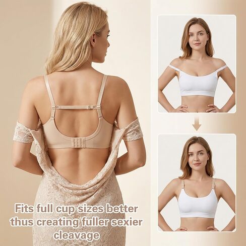 11PCS Bra Clips to Make Racerback, Adjustable Bra Strap Holders for Slipping Strap Clips for Conceal Hide Straps Anti-Slip Buckles (Black, White, Nude) in Saudi Arabia