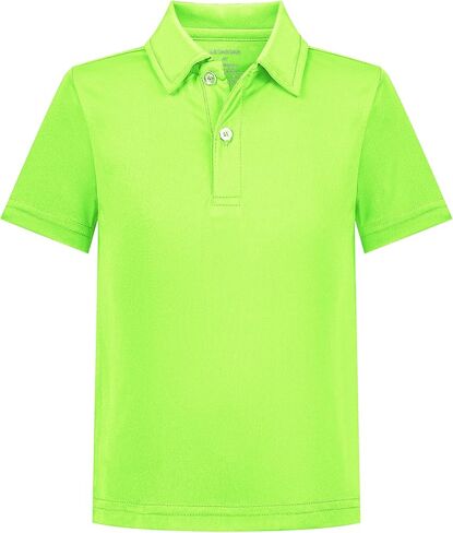 LETAOTAO Toddler to Youth Boys Performance Polo Shirts, Neon Short Sleeve School Uniform Shirts for Kids, Golf & Sports in Saudi Arabia