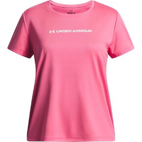 Under Armour Girls' Tech Wordmark Graphic Short Sleeve in Saudi Arabia