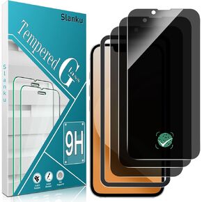 Slanku [واقي شاشة مكون من 3 قطع لهاتف iPhone SE 2022/2020، طبقة من الزجاج المقوى، خالية من الفقاعات، مضادة للخدش، صديقة للحافظة، سهلة التركيب in Saudi Arabia