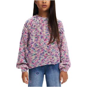 Desigual Girl Flat Knit Pullover in Saudi Arabia