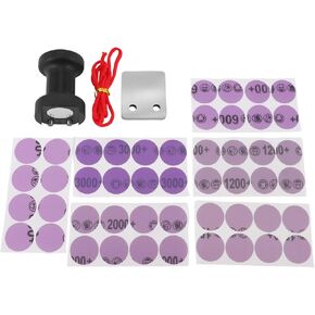 Fafeicy Tungsten Denibbing File Tool Professional 2 in 1 Automotive Paint Stripper Sanding Pad Block with Handle for Car Paint Repair Body Shop Tungsten Steel Sandpaper Included in Kuwait