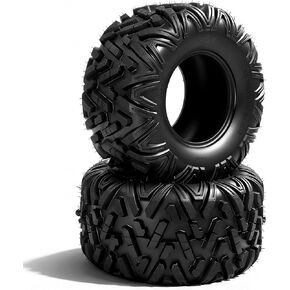 TRIBLE SIX 24x11-10 ATV UTV Tires,6 PR All-Terrain Tires 24x11x10 for Sand Mud Trail,Non-Directional Big Horn Style,Tubeless (Pack of 2) in Kuwait