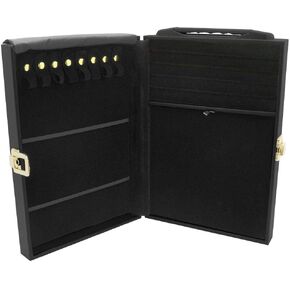 حقيبة حمل كبيرة من الجلد الأسود مع أقفال in Kuwait