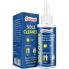 مزيل أكسدة نعل الحذاء الرياضي ومحلول ترميمه، النعل الجليدي والنعل المطاطي، صلصة النعل للنعال الصفراء، مبيض نعل الحذاء المنشط بأشعة الشمس، 2.8 أونصة سائلة in Kuwait