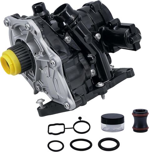 مضخة مياه المحرك 06L121012A متوافقة مع Audi A1 A3 A4 A5 A6 Q3 Q7 S3 TT Volkswagen Golf Beetle Passat Arteon SportWagen 1.8T 2.0T 2015-2022 استبدال 06L121005A 06L121111H in Saudi Arabia