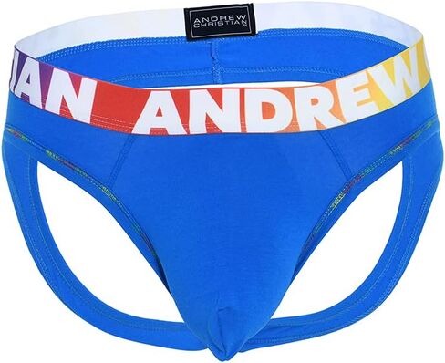 أندرو كريستيان جوك هوائي من القطن العاري تقريبًا، أزرق كهربائي، كبير in Kuwait