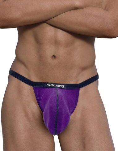 Wildmant Modal Micro Thong Big Boy Pouch أرجواني in Kuwait