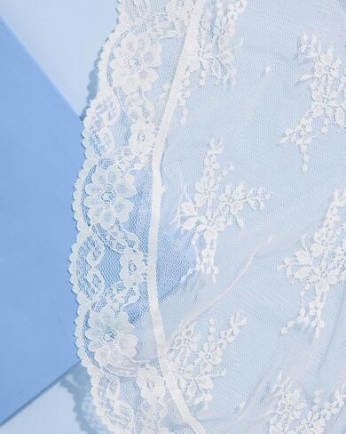 xo, Fetti Lace Veil – 1 Bridal Veil | Bachelorette, White Lace, Bride To Be, Bridal Shower, Engagement Party, Short Wedding Headwear in Saudi Arabia