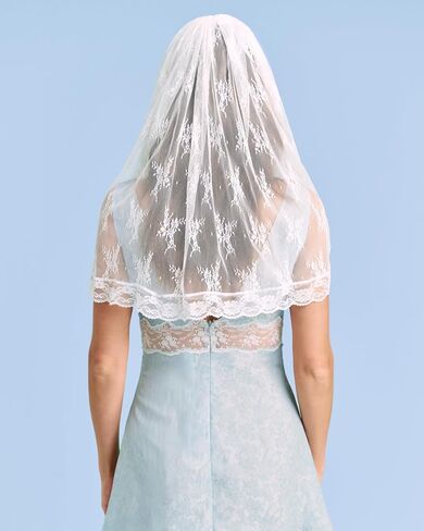 xo, Fetti Lace Veil – 1 Bridal Veil | Bachelorette, White Lace, Bride To Be, Bridal Shower, Engagement Party, Short Wedding Headwear in Saudi Arabia