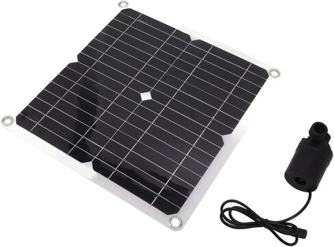 Solar Water Pump Kit, 50W Solar Panel 22W Water Fountain Pump with Battery Box Timing Controller DC12V in Saudi Arabia
