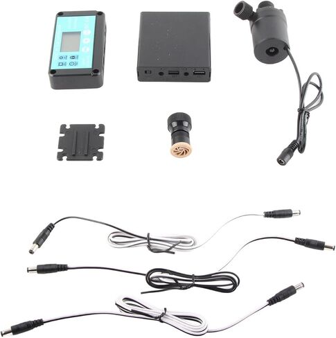 Solar Water Pump Kit, 50W Solar Panel 22W Water Fountain Pump with Battery Box Timing Controller DC12V in Saudi Arabia