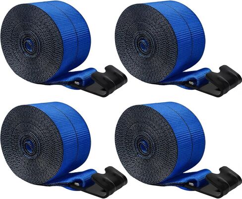 4'' x30' Winch Straps with Flat Hooks, Heavy Duty Trailer Winch Straps, 16,200 lbs Breaking Strength Flatbed Straps, 4in x 30ft Cargo Control for Flatbed Trailer, Truck, Utility Trailer (10 Pack) in Saudi Arabia