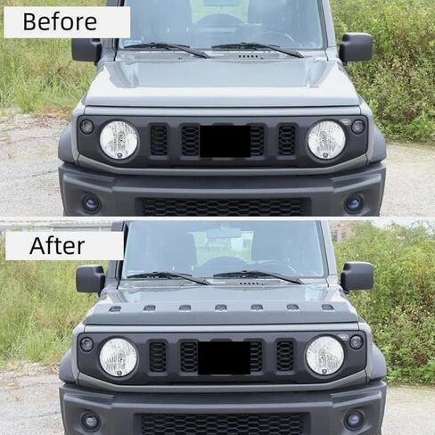 ABS Plastic Front Bonnet Deflector Machine Cover Sand and Stone Barrier Fits for Jimny 2019-2026 in Saudi Arabia