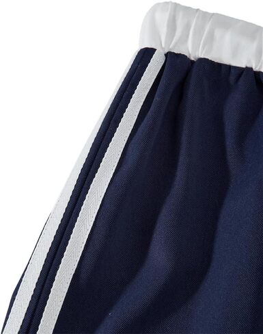 Nivne Tco 2pcs Tween Girls Sweatpants Side Striped Loose Drawstring Waist Number Graphic Casual Baggy Wide Leg Pants Set in Saudi Arabia