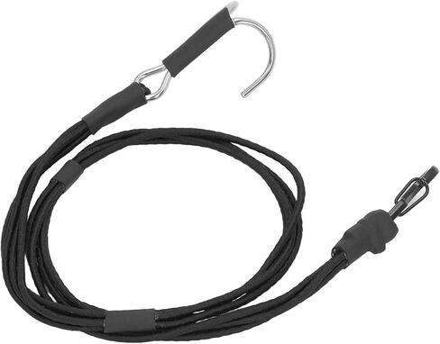 حزام ونش زاحف Drfeify RC، حبل سحب مرن شديد التحمل مع خطاف من الفولاذ المقاوم للصدأ لسيارات RC 1/10 1/8، خطاف مشبك معدني، توتر قوي، مادة نايلون متينة (أحمر) in Kuwait