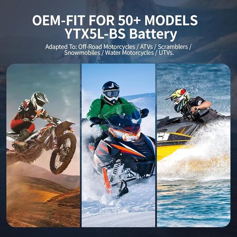 EBL YTX5L-BS صيانة مجانية للدراجات النارية CTX5L بطارية 12 فولت 5 أمبير متوافقة مع بطاريات Honda YUASA Yamaha ETX5L-BS in Saudi Arabia
