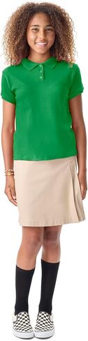 Classroom School Uniforms Little Kid Short Sleeve Fitted Interlock Polo CR858X, S, SS Kelly Green in Saudi Arabia