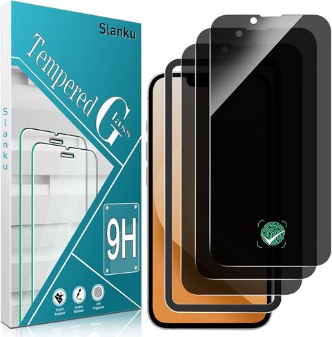 Slanku [واقي شاشة مكون من 3 قطع لهاتف iPhone SE 2022/2020، طبقة من الزجاج المقوى، خالية من الفقاعات، مضادة للخدش، صديقة للحافظة، سهلة التركيب in Kuwait