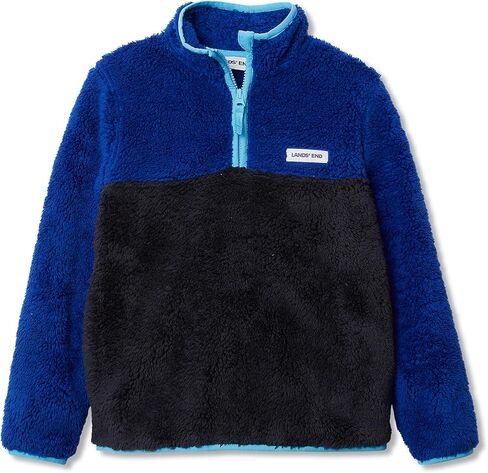 Lands' End Kids Heritage Fleece Quarter Zip Pullover Top in Saudi Arabia