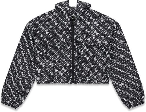 GUESS girls Long Sleeve Hooded Jacket With Zipper in Saudi Arabia