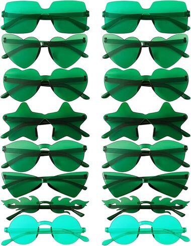 Party Sunglasses Bulk Sunglasses Pack Party Favor Retro Funky Festival Multipack Glasses Set for Women Men in Saudi Arabia