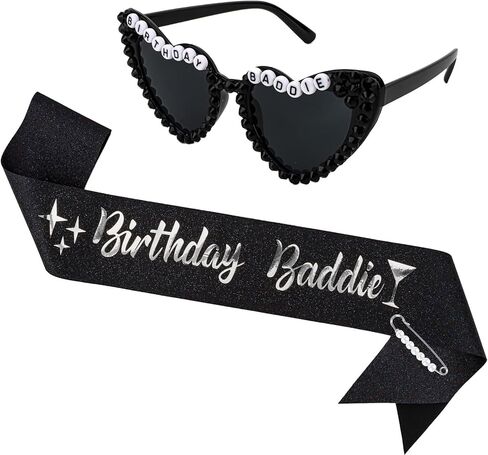 CURASA Birthday Baddie Sunglass and Sash in Saudi Arabia