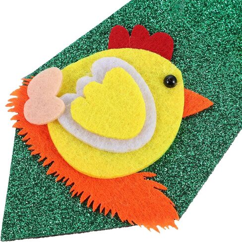 ربطة عنق عيد الفصح قابلة للتعديل من VALICLUD للأولاد، نمط الفرخ الكرتوني، لون أخضر، إكسسوار للحفلات لاحتفالات العطلات وأزياء in Kuwait