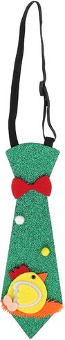 Adjustable Easter Necktie and Adults, Cartoon Yellow Chick Design, Festive Costume Tie for Holiday Parties and Family Gatherings in Saudi Arabia