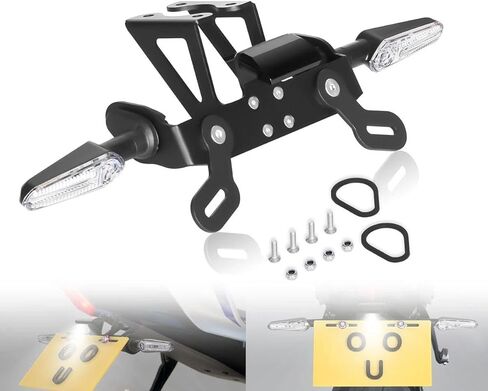 مجموعة مزيل الحاجز YZF R6 مع إشارات الانعطاف LED، دعامة حامل لوحة الترخيص الخلفية مرتبة متوافقة مع Yamaha YZF-R6 2006-2024 in Saudi Arabia