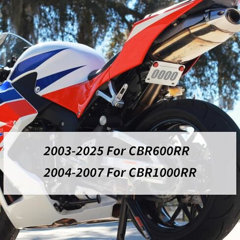 مزيل حاجز لوحة الترخيص الذيل مرتب مناسب لـ CBR600RR 03-25 CBR1000RR 04-07 in Kuwait