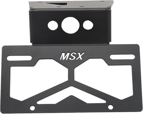 Grom Fender Eliminator Kit Fit for Grom MSX125 2022–2026, Plug & Play Aluminum Tail Tidy License Plate Bracket, Fits OEM & Aftermarket Turn Signals, No Drilling Required in Saudi Arabia