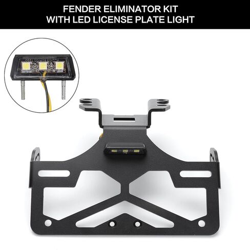 R7 Fender Eliminator Kit – Plug & Play 3mm+ Aluminum Tail Tidy with LED Plate Light Fit for MT-07 FZ-07 2021-2024 & YZF-R7 2021-2025 (Vibration-Resistant) in Saudi Arabia