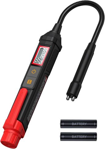 RQG Brake Fluid Tester, High Precision Brake Fluid Tester Pen with 5.2" Gooseneck Probe, 3 Color Backlight & Sound Alarm, Moisture 0-4% for DOT3, DOT4, DOT5.1 in Kuwait